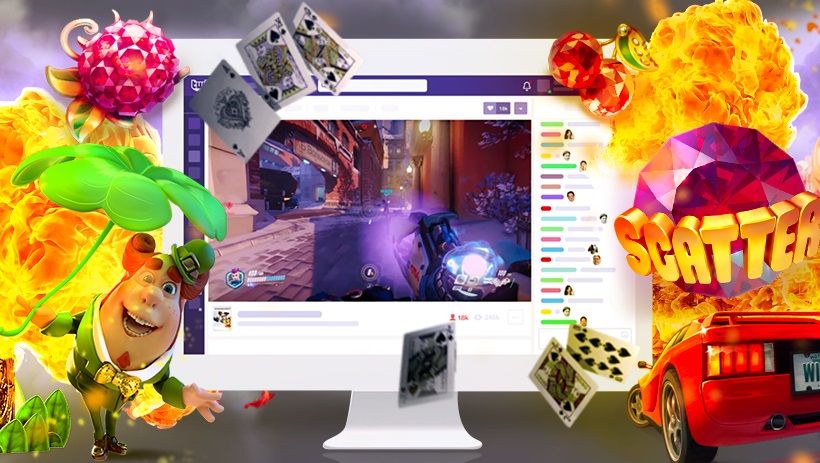 Twitch broadcast of casino games